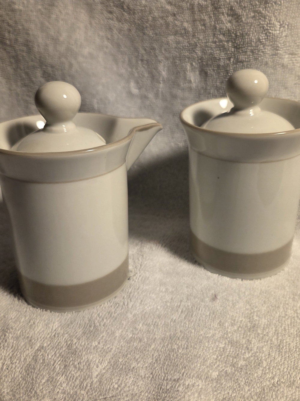 Dansk Concerto Alkegro Tsupe Mid Century Modern Creamer and Sugar  Set